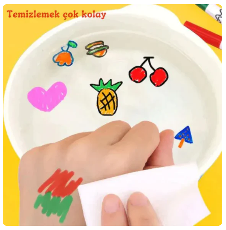 8'li Sihirli Boyama Kalemi